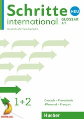 Schritte international Neu 1+2 - Deutsch als Fremdsprache / PDF-Download Glossar Deutsch-Französisch