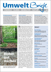 Zeitschrift UmweltBriefe Heft 01/2015 - Aus Kommunen und Forschung