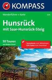 Kompass Wanderführer Hunsrück mit Saar-Hunsrück-Steig - 50 Touren